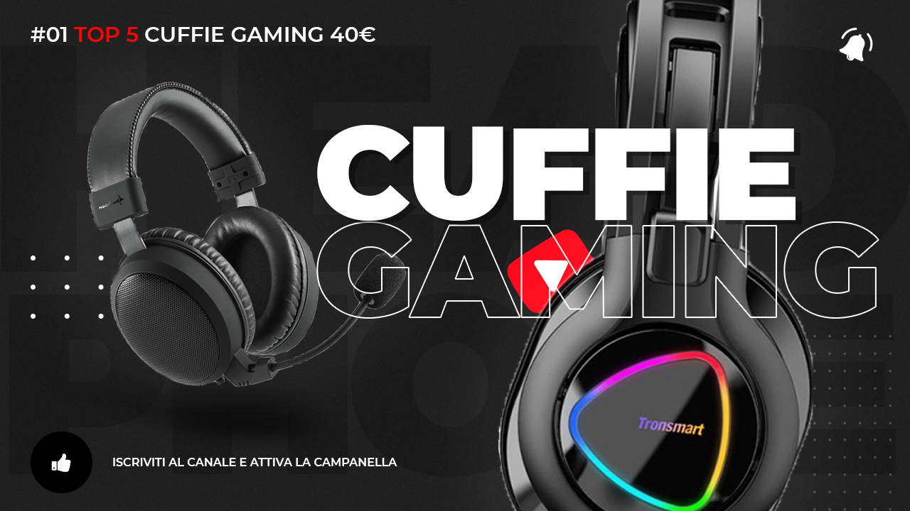 TOP 5 CUFFIE DA GAMING SOTTO I 40€